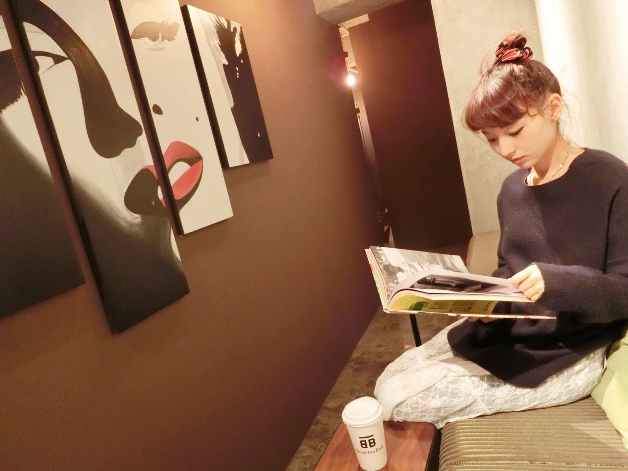 도쿄 Book Tea Bed Ginza 호스텔 외부 사진